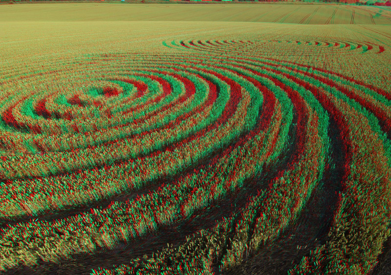Chaddenwick Hill, Wiltshire crop circle, aerial photo 15