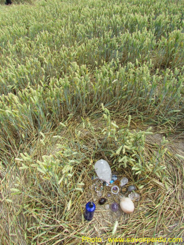 Charlbury Hill, Wiltshire crop circle, aerial photo 42
