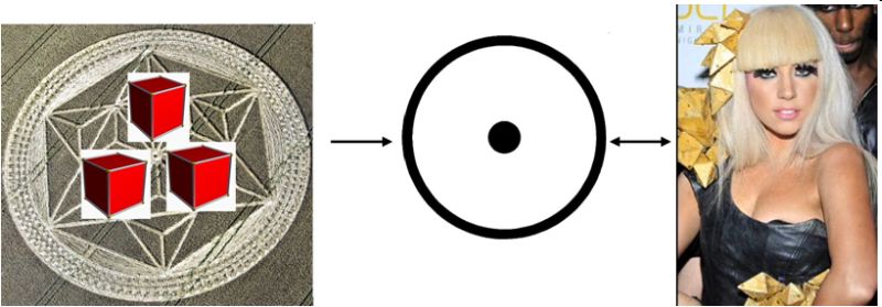 Etchilhampton, Wiltshire crop circle, aerial photo 39