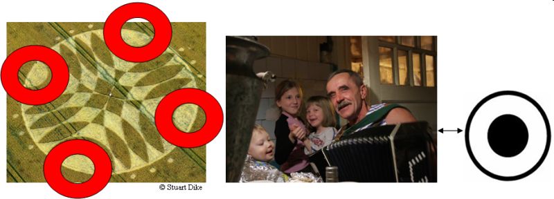 Overton Down, Wiltshire crop circle, aerial photo 13