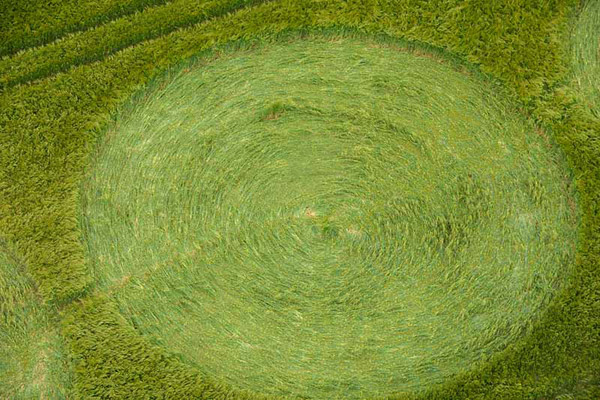 The Sanctuary, Wiltshire crop circle, aerial photo 17
