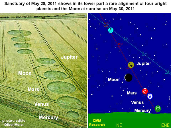The Sanctuary, Wiltshire crop circle, aerial photo 18