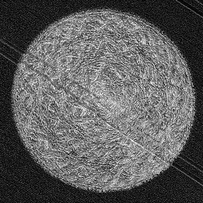 Stanton St Bernard, Wiltshire crop circle, aerial photo 8
