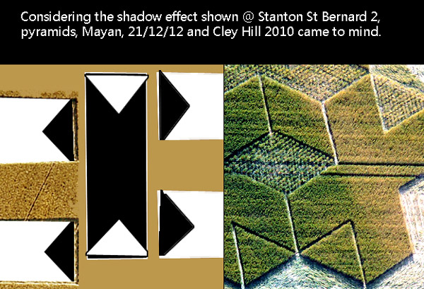 Stanton St Bernard (2), Wiltshire crop circle, aerial photo 23