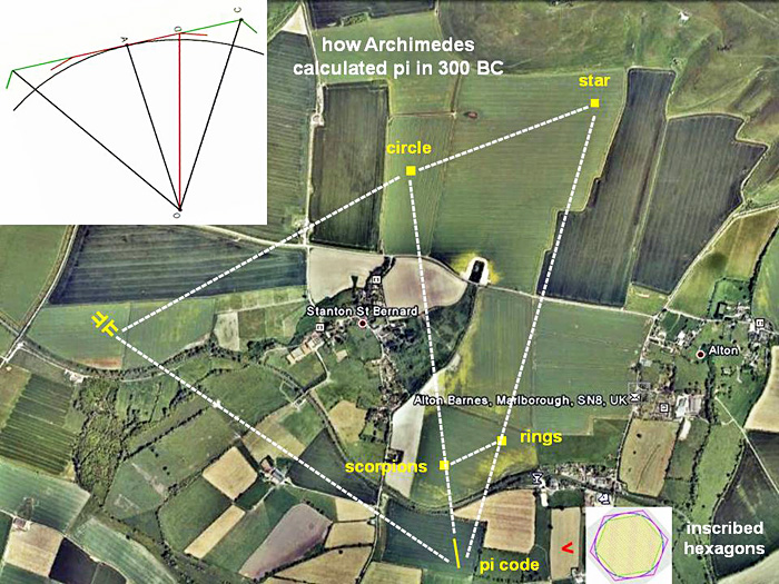 Stanton St Bernard (2), Wiltshire crop circle, aerial photo 10