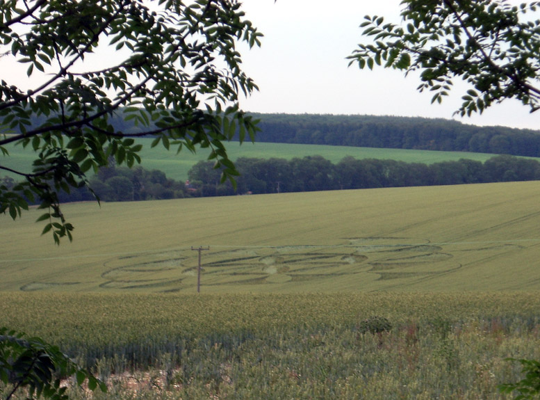 Walmsgate, Lincolnshire crop circle, aerial photo 17