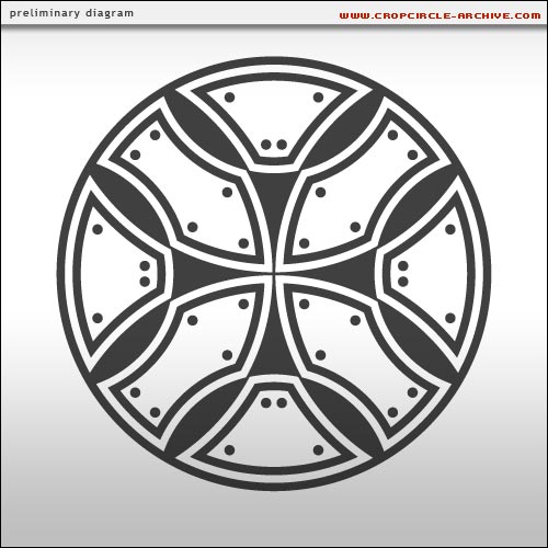 Westwoods, Wiltshire crop circle, aerial photo 16