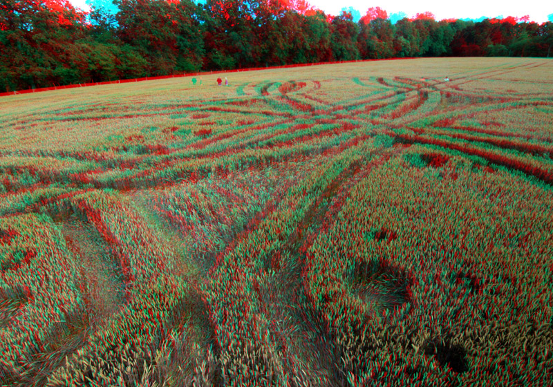 Westwoods, Wiltshire crop circle, aerial photo 35