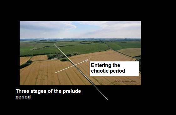 Barbury Castle (2), Wiltshire crop circle, aerial photo 14