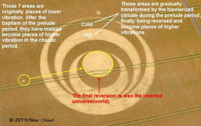 Barbury Castle (2), Wiltshire crop circle, aerial photo 16