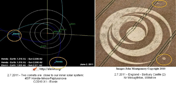 Barbury Castle (2), Wiltshire crop circle, aerial photo 20