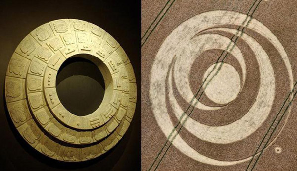 Barbury Castle (2), Wiltshire crop circle, aerial photo 18