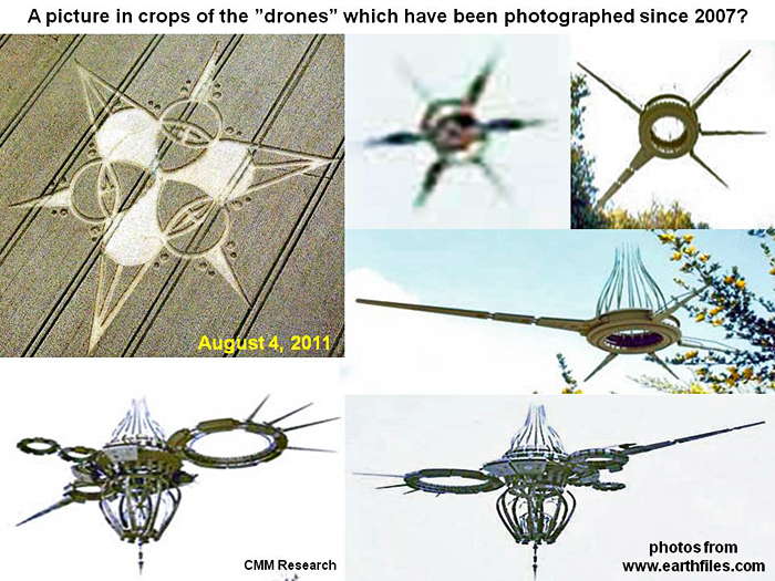 Bridge Inn, Wiltshire crop circle, aerial photo 16