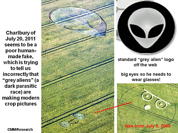 Charlbury Hill (2), Wiltshire crop circle, aerial photo 10