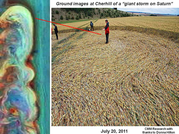 Cherhill Down, Wiltshire crop circle, aerial photo 5
