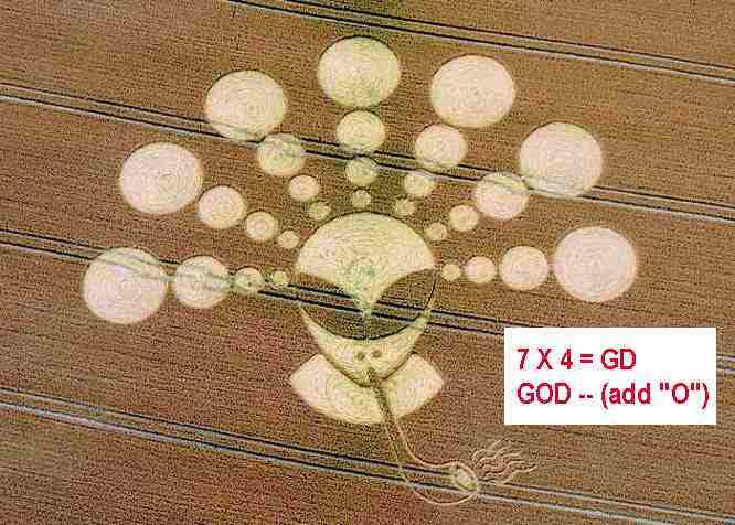 Cherhill White Horse, Wiltshire crop circle, aerial photo 23