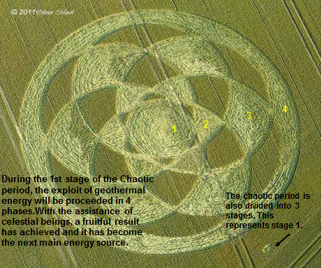 Fonthill Down, Wiltshire crop circle, aerial photo 11