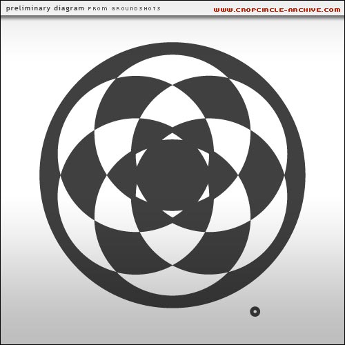 Fonthill Down, Wiltshire crop circle, aerial photo 14