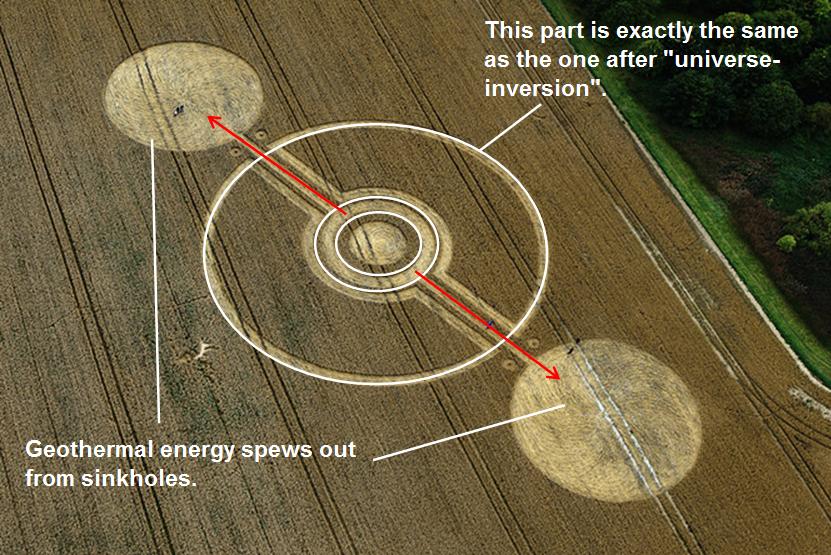 Cooks Plantation, Wiltshire crop circle, aerial photo 15