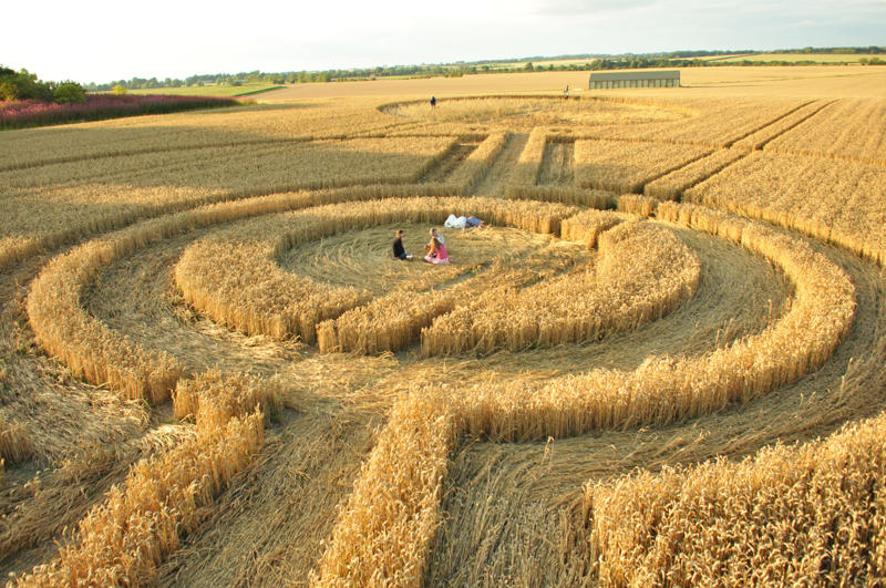 Cooks Plantation, Wiltshire crop circle, aerial photo 26