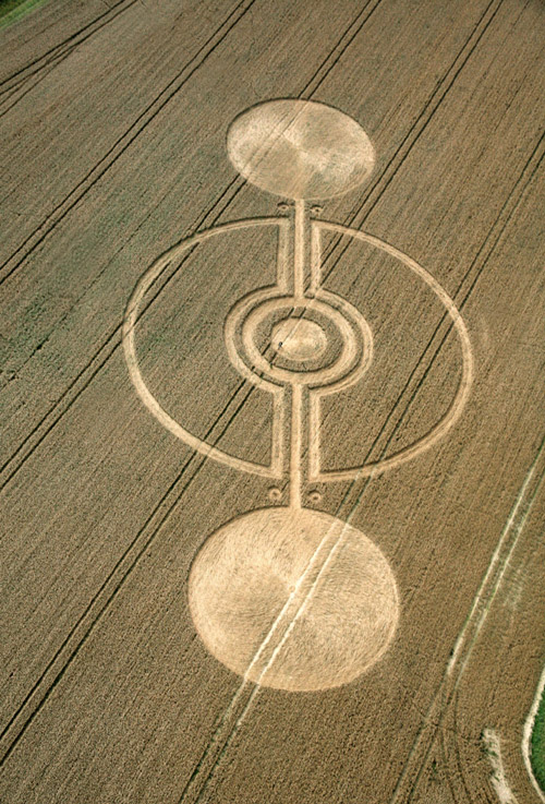 Cooks Plantation, Wiltshire crop circle, aerial photo 5
