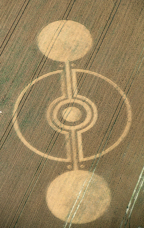 Cooks Plantation, Wiltshire crop circle, aerial photo 8