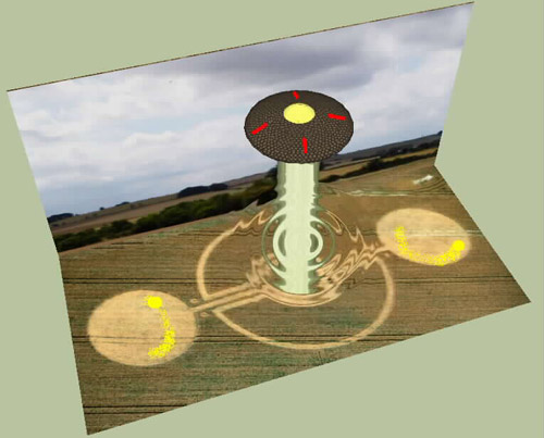 Cooks Plantation, Wiltshire crop circle, aerial photo 20