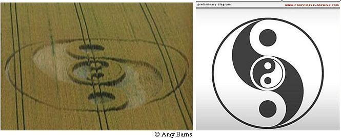 Dovendale Longbarrow, Lincolnshire crop circle, aerial photo 28