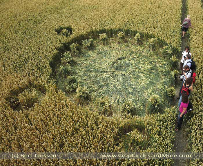 East Field, Wiltshire crop circle, aerial photo 7