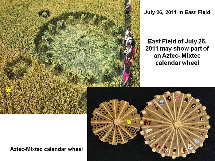 East Field, Wiltshire crop circle, aerial photo 2