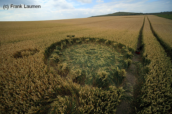 East Field, Wiltshire crop circle, aerial photo 6