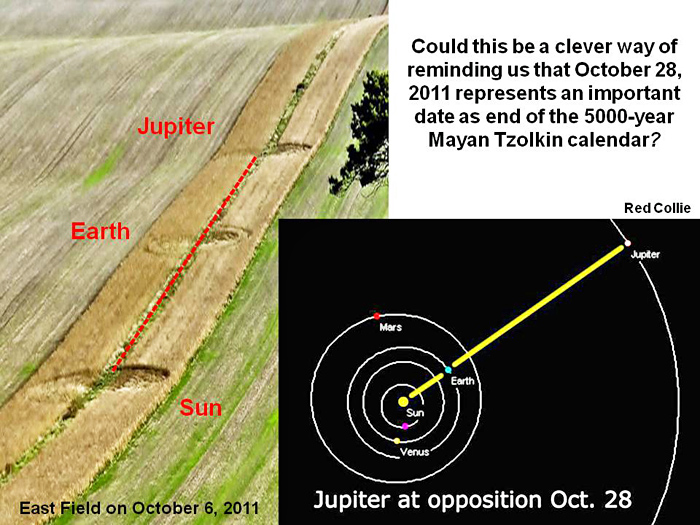 East Field (2), Wiltshire crop circle, aerial photo 8