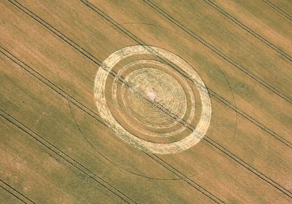 East Kennett, Wiltshire crop circle, aerial photo 7