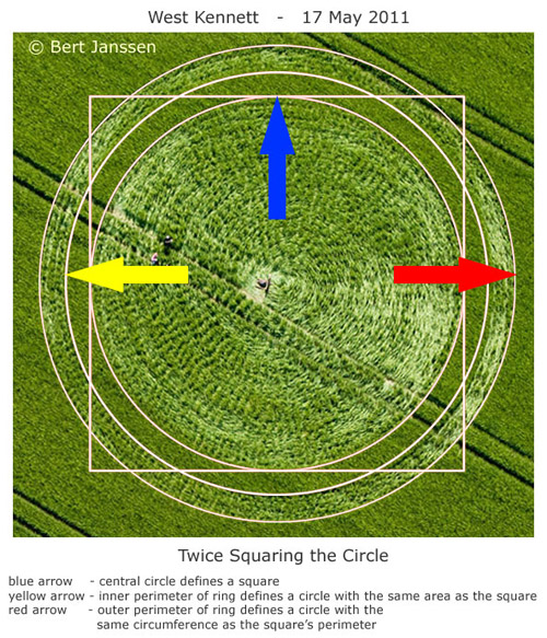 East Kennett, Wiltshire crop circle, aerial photo 16