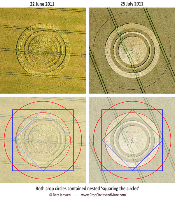 East Kennett, Wiltshire crop circle, aerial photo 25