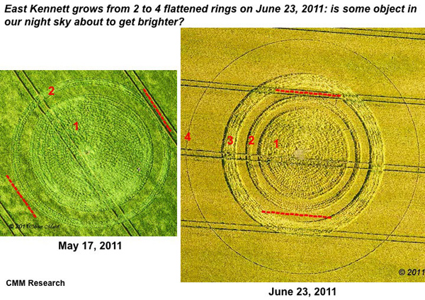East Kennett, Wiltshire crop circle, aerial photo 22
