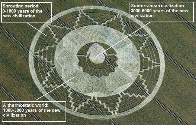 East Kennett (2), Wiltshire crop circle, aerial photo 27