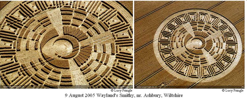 East Kennett (2), Wiltshire crop circle, aerial photo 11