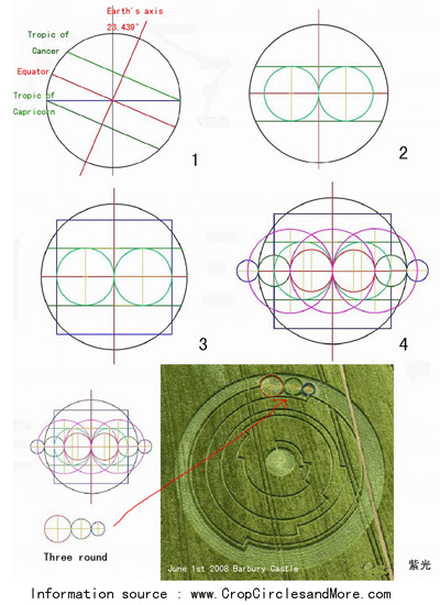 Furze Knoll, Wiltshire crop circle, aerial photo 18