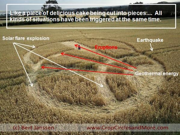 Giants Grave, Wiltshire crop circle, aerial photo 7