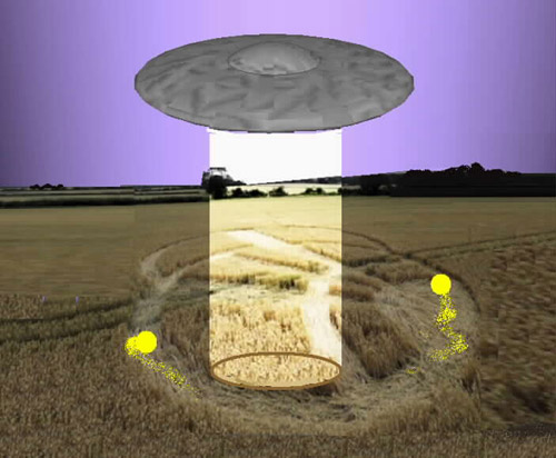 Giants Grave, Wiltshire crop circle, aerial photo 8