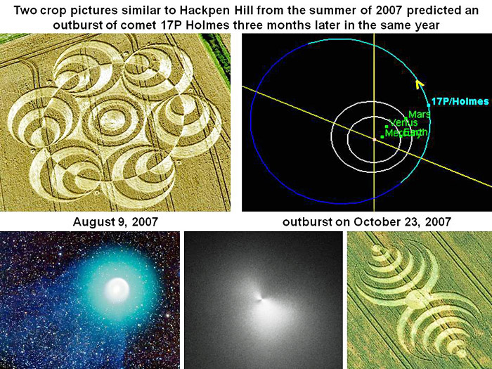 Hackpen Hill, Wiltshire crop circle, aerial photo 31