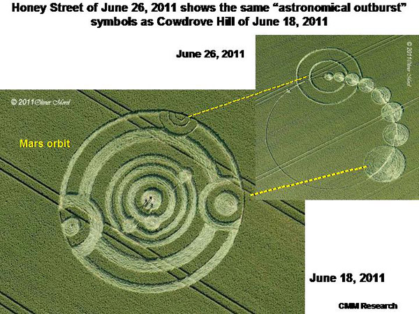 Honeystreet, Wiltshire crop circle, aerial photo 15