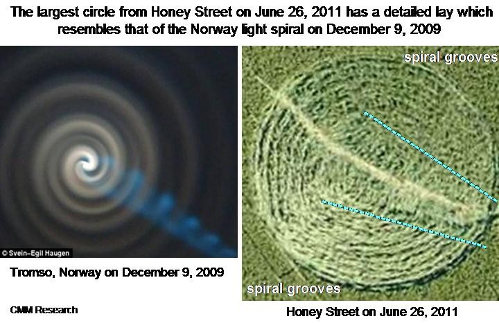 Honeystreet, Wiltshire crop circle, aerial photo 17