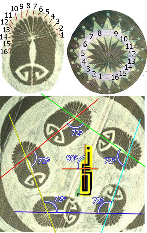 Honeystreet (2), Wiltshire crop circle, aerial photo 28