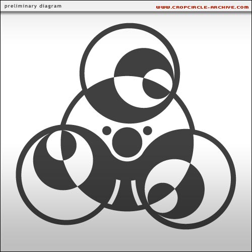 Kingstone Coombes, Oxfordshire crop circle, aerial photo 15