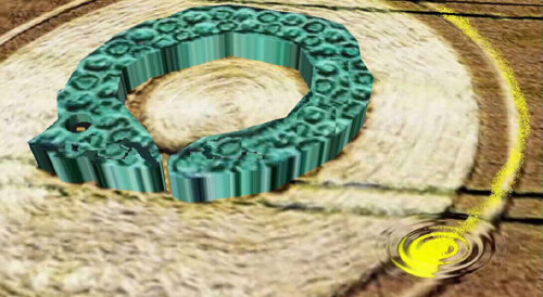 Roundway Hill, Wiltshire crop circle, aerial photo 46
