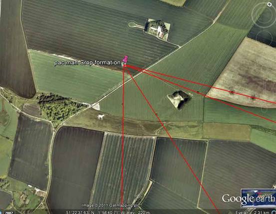 Roundway Hill (3), Wiltshire crop circle, aerial photo 10