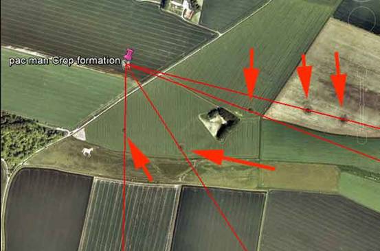 Roundway Hill (3), Wiltshire crop circle, aerial photo 11