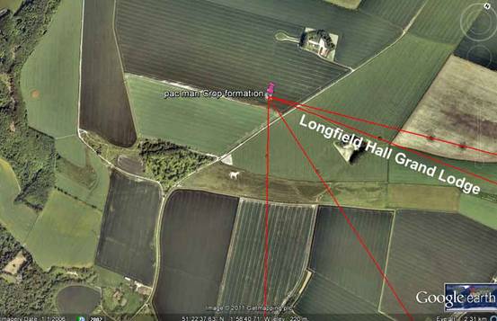 Roundway Hill (3), Wiltshire crop circle, aerial photo 16